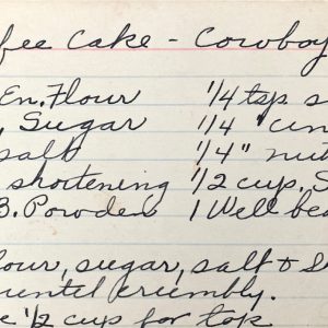 Coffee Cake