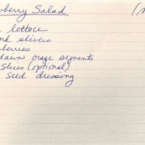 Strawberry Salad