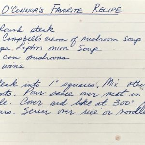 Eileen O'Connor's Favorite Recipe